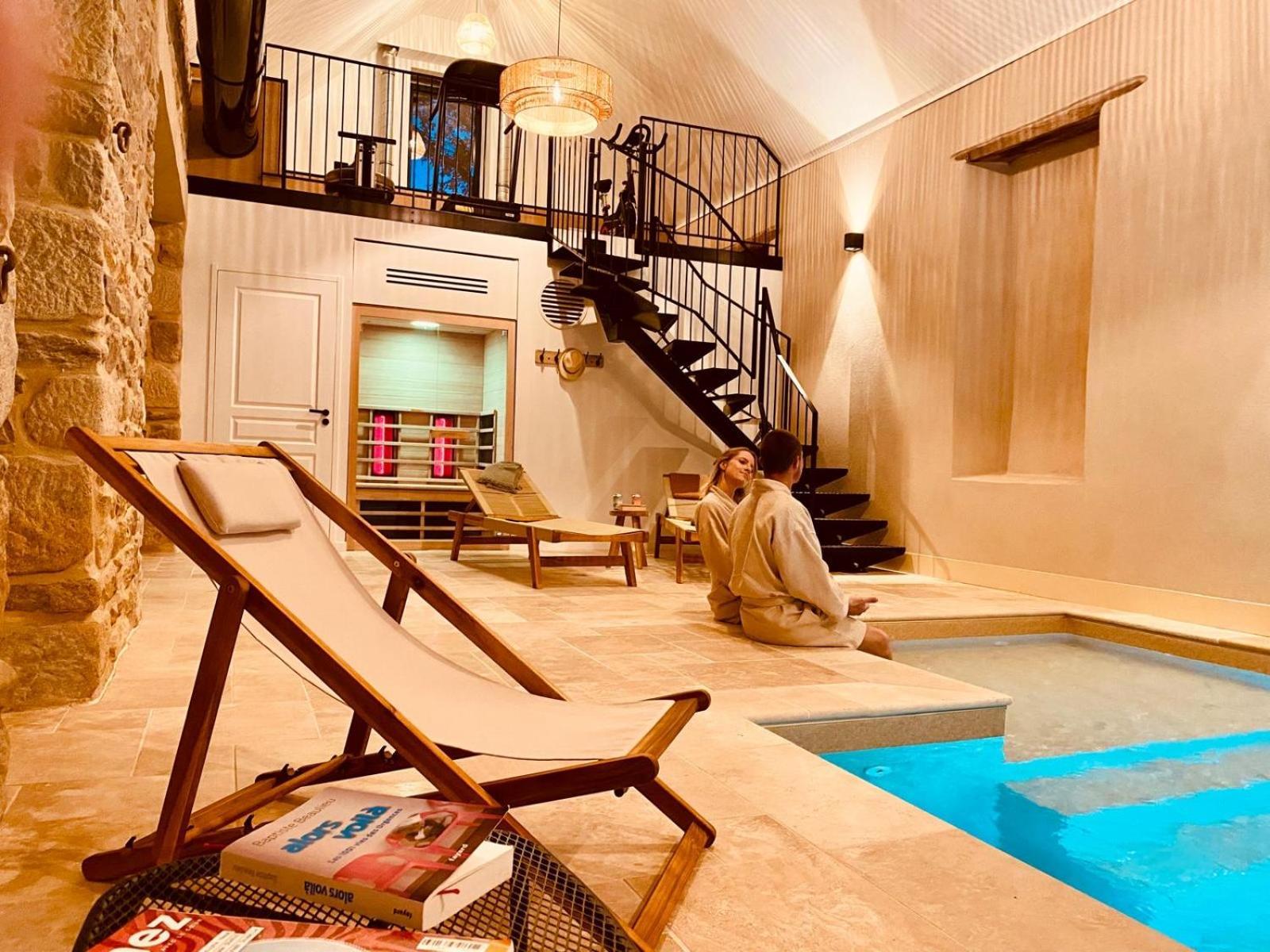 Le Domaine De Soani - Piscine Interieure, Jacuzzis & Sauna Adult Only Saint-Évarzec Kültér fotó